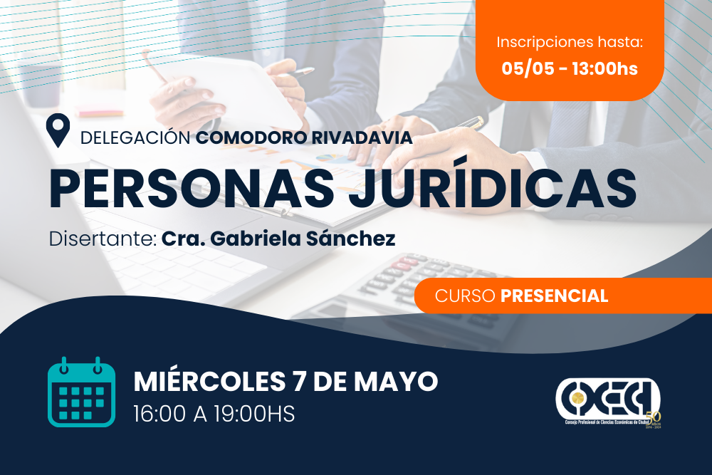 Personas Jurídicas. Impuesto a las Ganancias 2024 – Comodoro Rivadavia